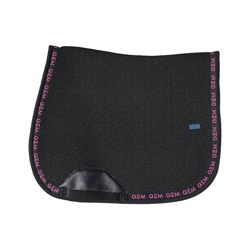 GEM - Zadeldek mesh zwart/ roze | - Ohlala