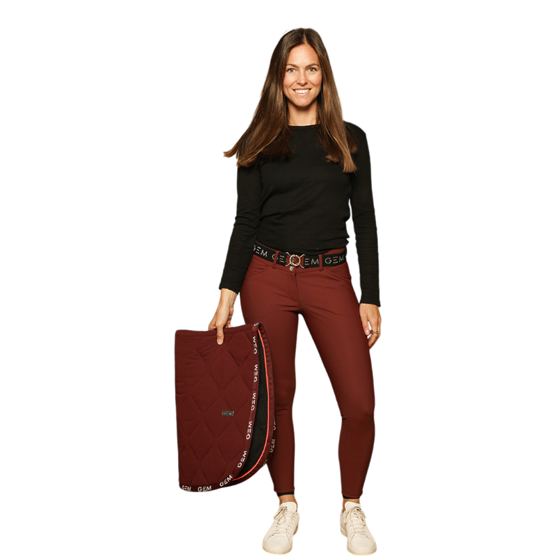 GEM - Pantalon d'équitation femme John bordeaux | - Ohlala