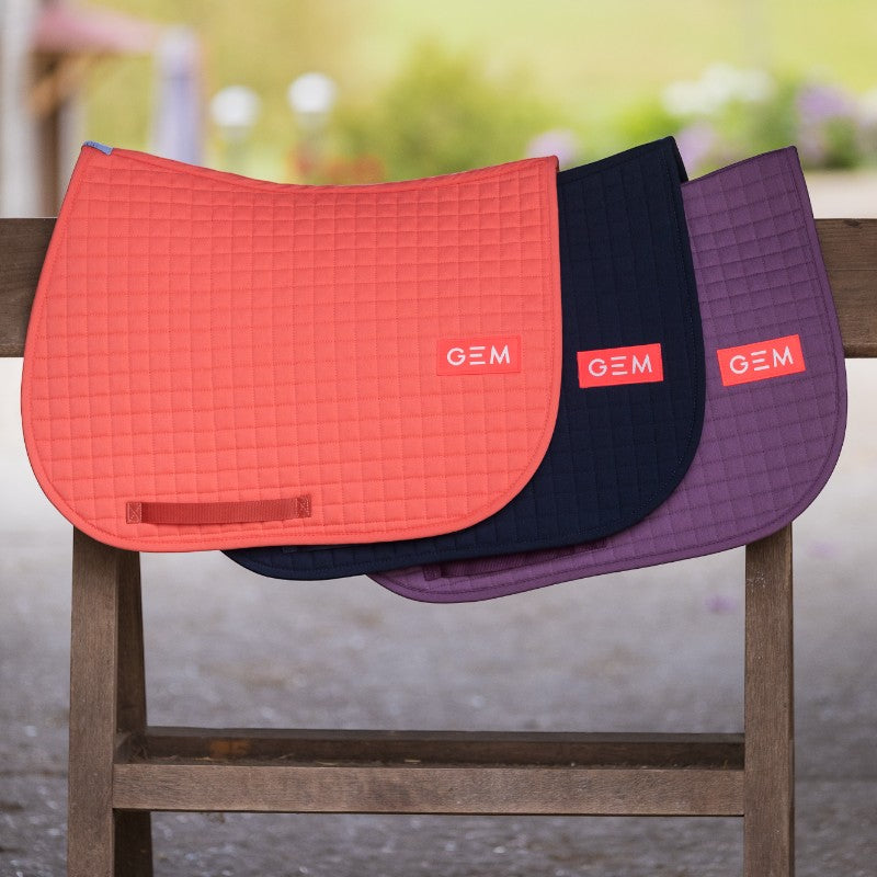 GEM - Tapis de selle Leo bleu marine | - Ohlala