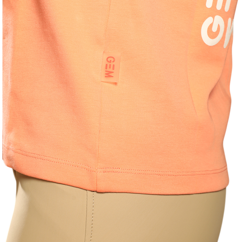GEM - Tee-shirt pour femme Happy corail