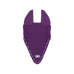 GEM - Bonnet long Love prune