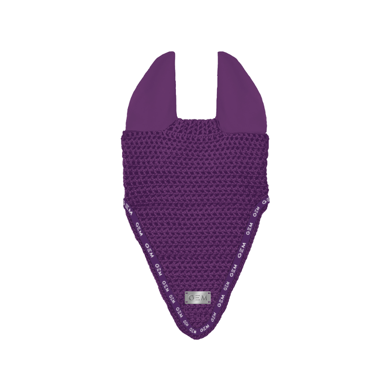 GEM - Bonnet long Love prune