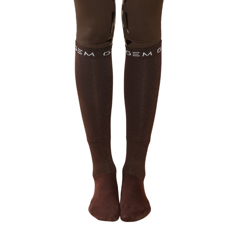 GEM - Chaussettes d'équitation Jelly brownie
