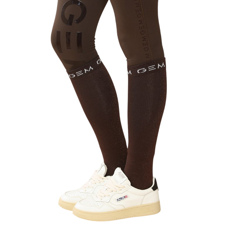 GEM - Chaussettes d'équitation Jelly brownie