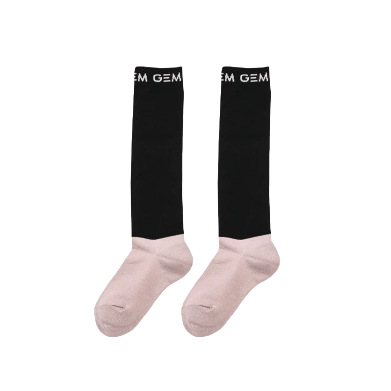 GEM Equitation - Chaussettes Love noir (x2)