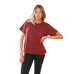 GEM - T-shirt manches courtes femme Eclair bordeaux/ noir