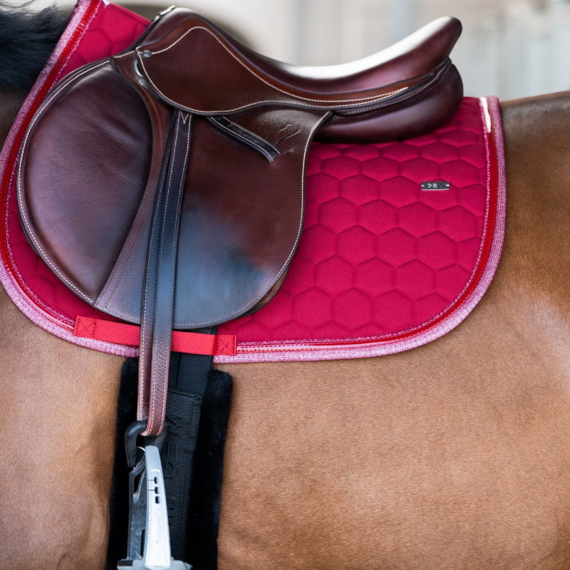 GEM - Tapis de selle Atlas cerise