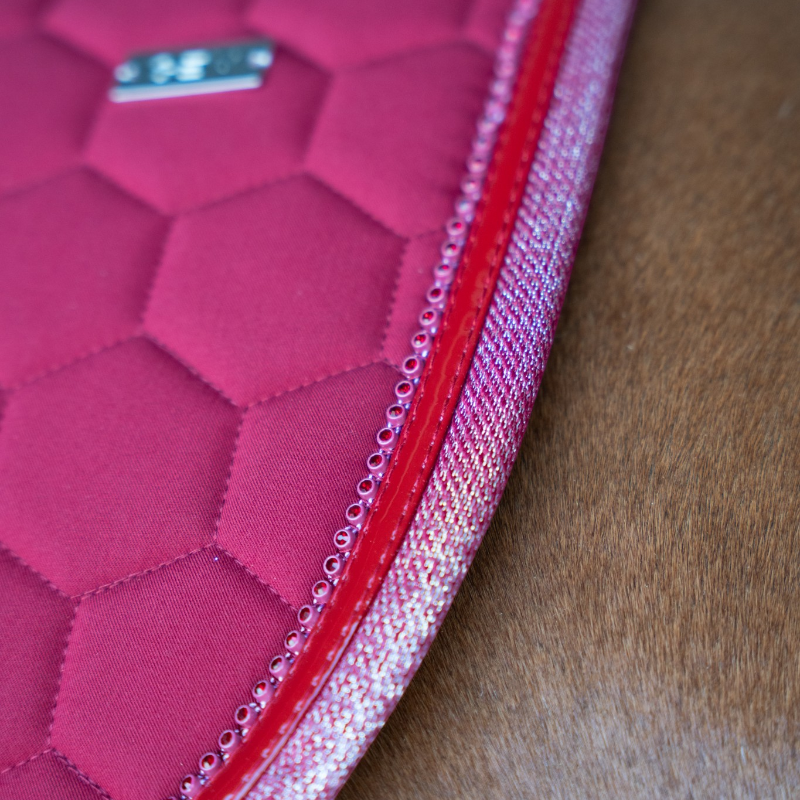GEM - Tapis de selle Atlas cerise