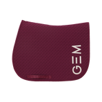 GEM - Tapis de selle Ten bordeaux