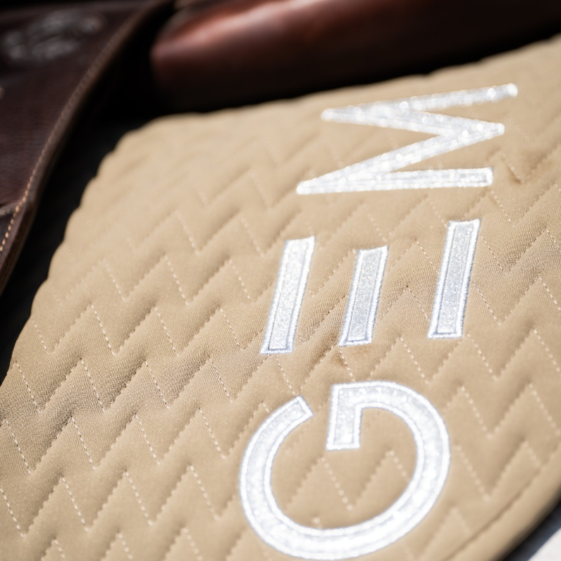 GEM - Tapis de selle Ten latte