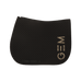 GEM - Tapis de selle Ten noir/ léopard