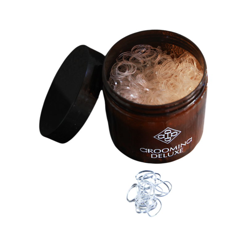 Grooming Deluxe - Elastiques de tressage transparent | - Ohlala