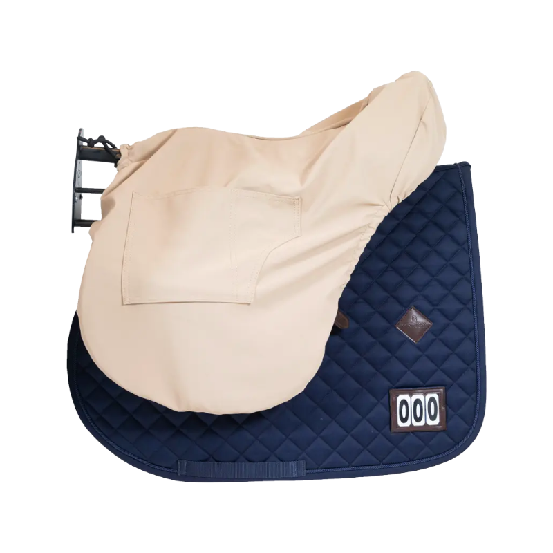 Grooming Deluxe - Porte-selle avec support tapis métal noir | - Ohlala