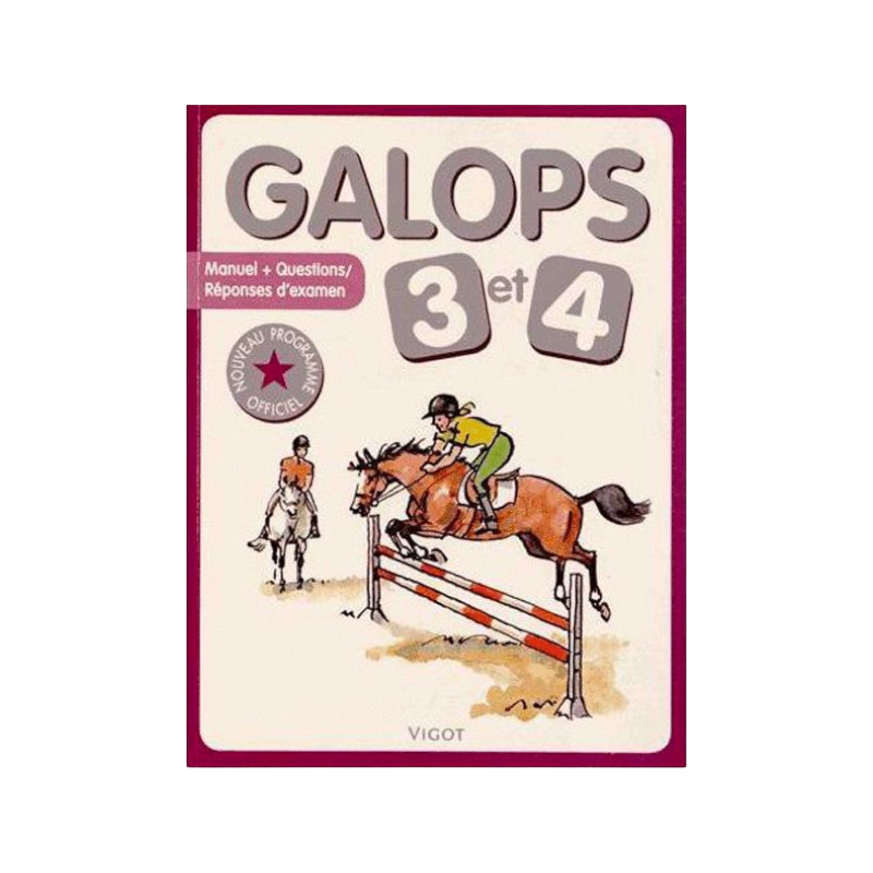 Vigot - Livre "Galops 3 et 4" | - Ohlala