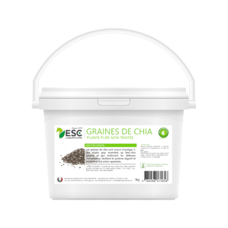 ESC Laboratoire - Complément alimentaire apport en nutriments Graines de Chia | - Ohlala