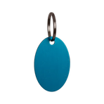Grooming Deluxe - Médaille à graver ovale light blue | - Ohlala