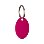 Grooming Deluxe - Médaille à graver ovale rose | - Ohlala