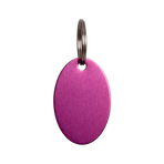 Grooming Deluxe - Médaille à graver ovale violet | - Ohlala
