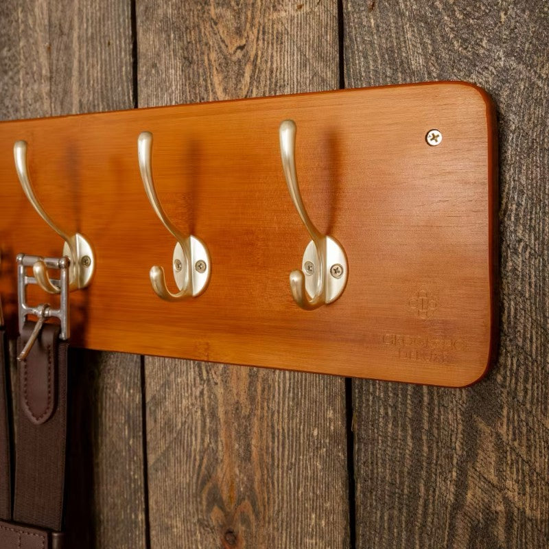 Grooming Deluxe - Porte pour sangles et vestes en bois | - Ohlala
