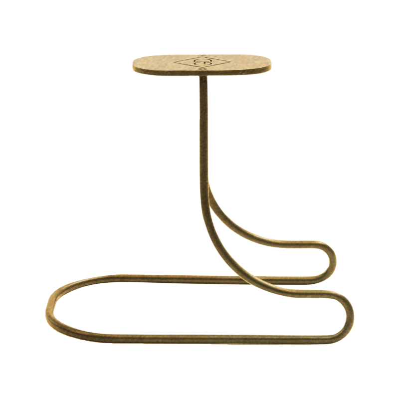 Grooming Deluxe - Porte-casque en acier or | - Ohlala