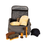 Grooming Deluxe - Set verzorgingstas grijs + borstels | - Ohlala