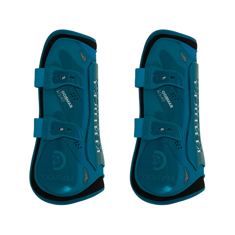 Kentucky Horsewear - Guêtres ouvertes Bamboo Elastic emeraude | - Ohlala