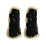 Kentucky Horsewear - Guêtres ouvertes mouton vegan Bamboo Elastic noir | - Ohlala