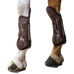 Kentucky Horsewear - Guêtres Elastic protection genoux marron | - Ohlala