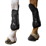Kentucky Horsewear - Guêtres Elastic protection genoux noir | - Ohlala
