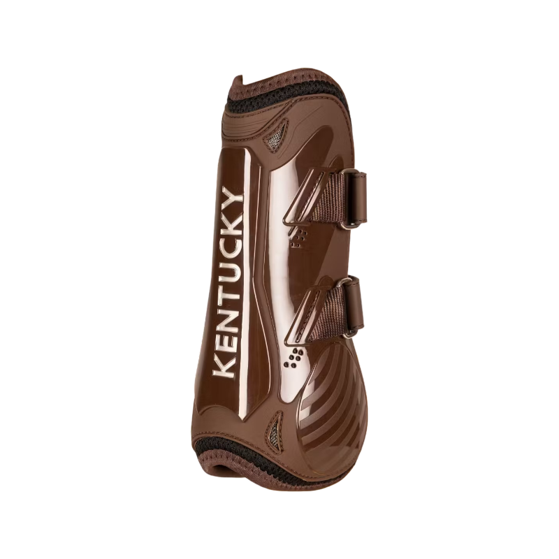 Kentucky Horsewear - Guêtres à velcro Bambou marron | - Ohlala