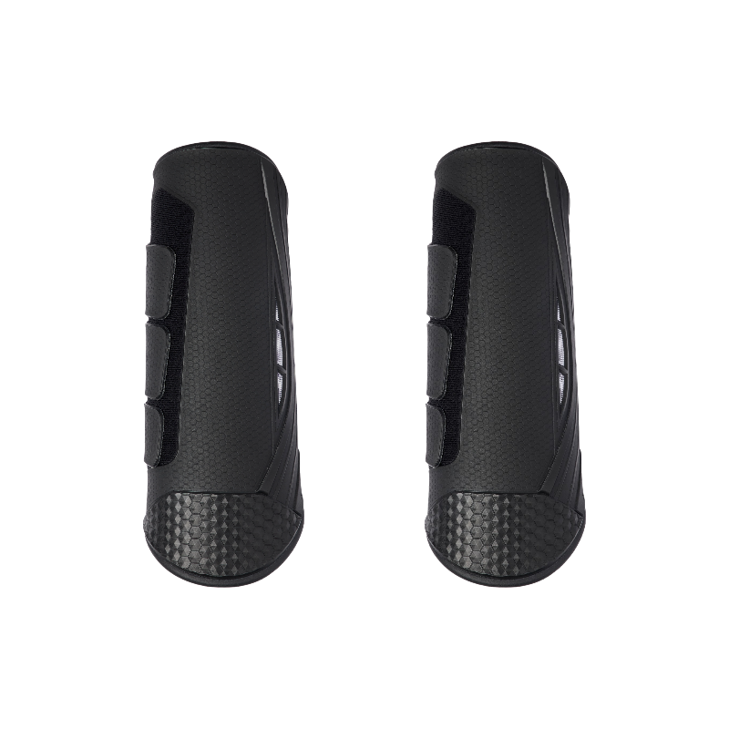Lemieux - Guêtres de cross MimSafe postérieurs noir/ jaune | - Ohlala