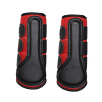 TdeT - Mesh & Neopreen beenkappen rood x2 | - Ohlala