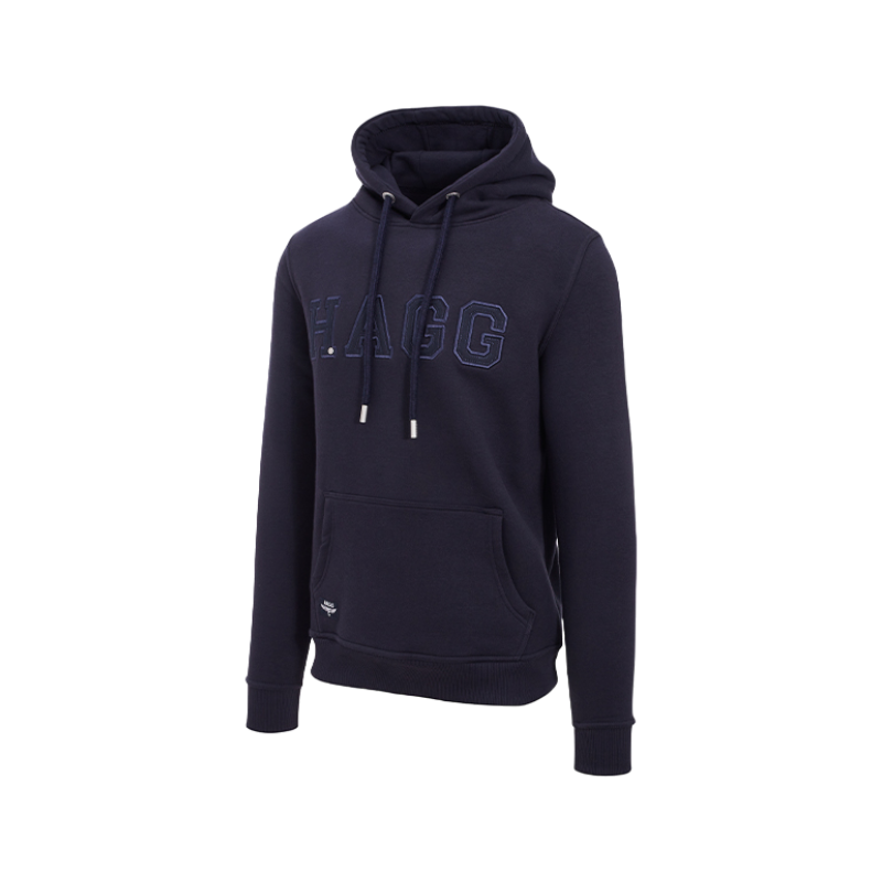 Hagg - Sweat à capuche homme marine | - Ohlala