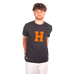 Hagg - Heren T-shirt korte mouwen marine/oranje | - Ohlala
