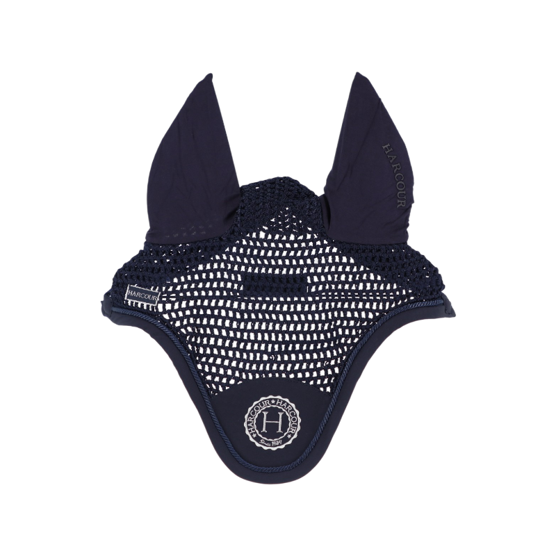 Harcour - Bonnet pour chevaux Comete marine