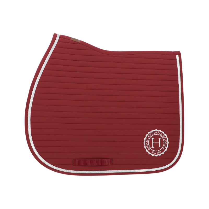 Harcour - Tapis de selle Rider Karembar vigne