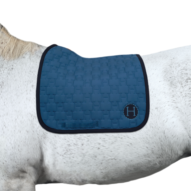 Harcour - Tapis de dressage Salva blue steel | - Ohlala