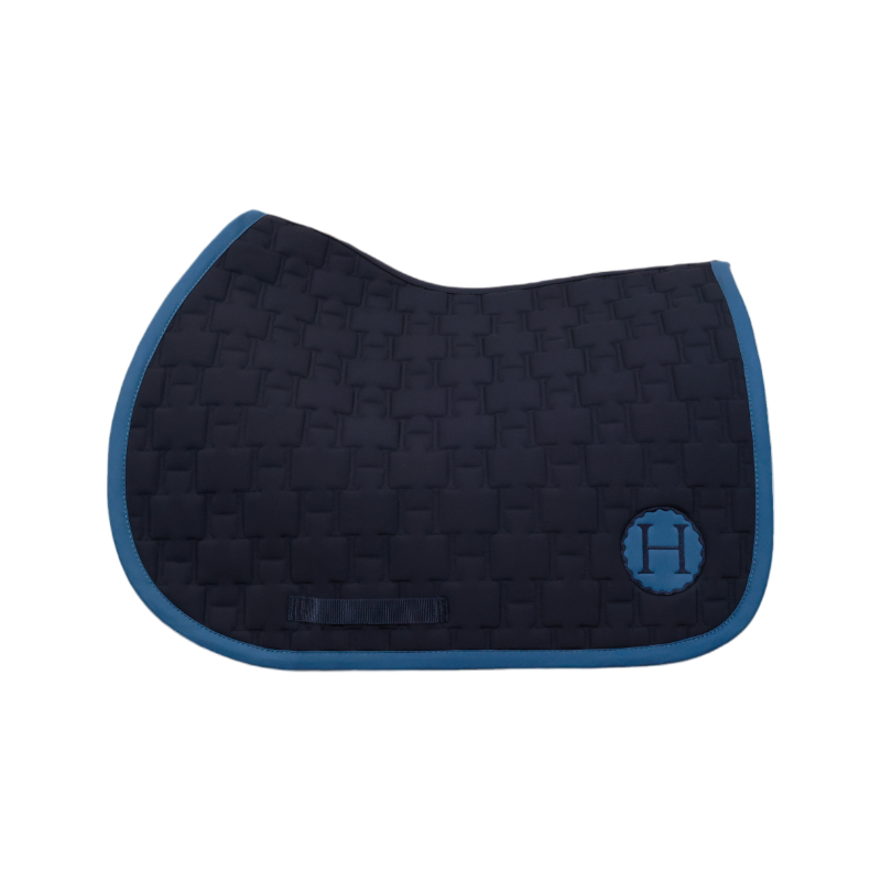 Harcour - Tapis de selle Salva marine | - Ohlala