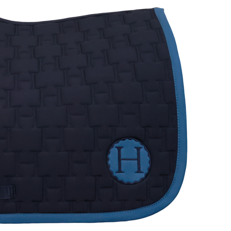 Harcour - Tapis de selle Salva marine | - Ohlala