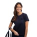 Harcour - Dames T-shirt korte mouwen Telma marine | - Ohlala