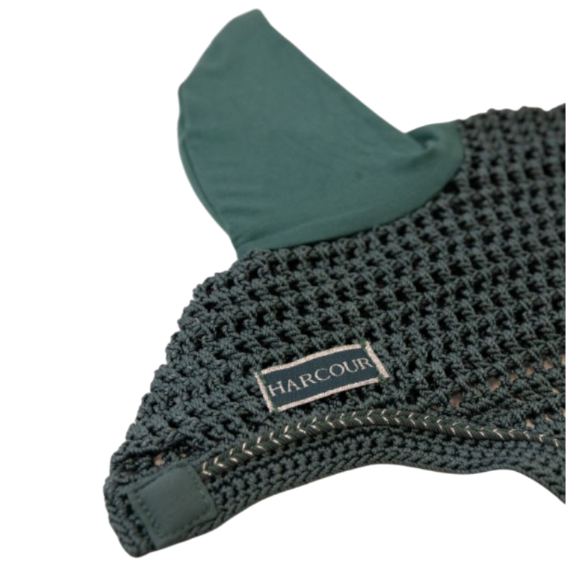 Harcour - Bonnet pour chevaux Fun paon