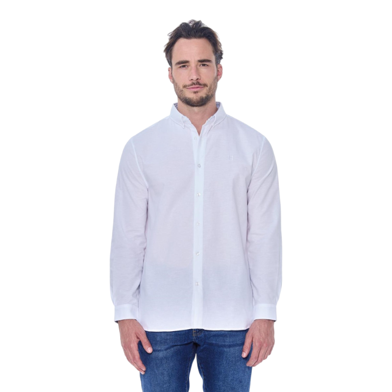 Harcour - Chemise manches longues homme Shyro blanc