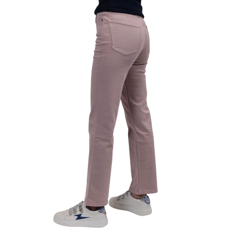 Harcour - Jean mom femme Juliette rose pâle | - Ohlala