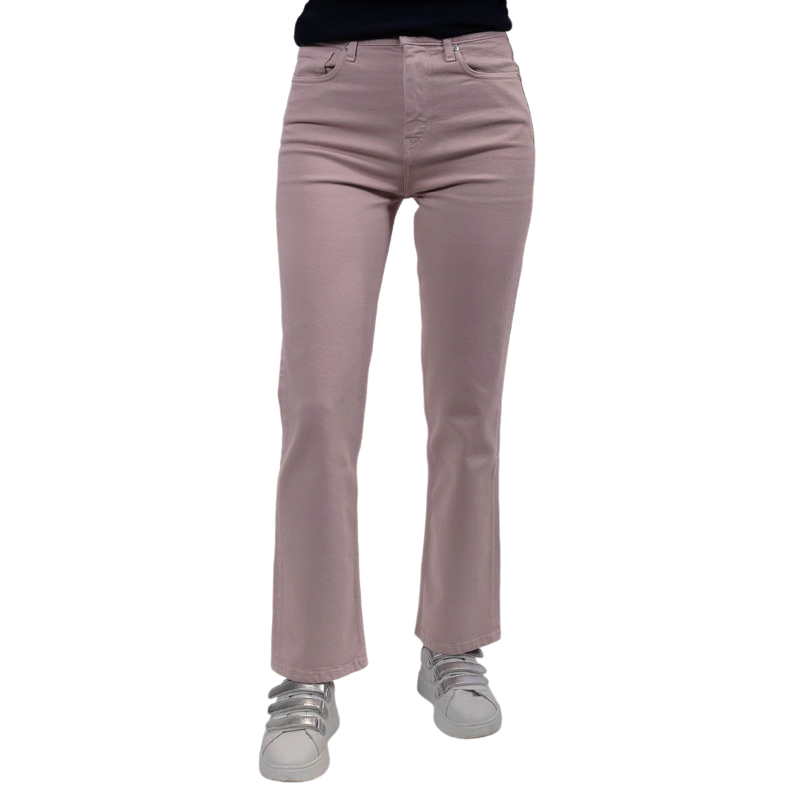 Harcour - Jean mom femme Juliette rose pâle | - Ohlala