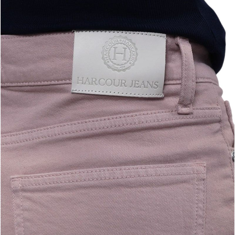 Harcour - Jean mom femme Juliette rose pâle | - Ohlala