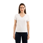 Harcour - T-shirt femme manches courtes Aquila blanc