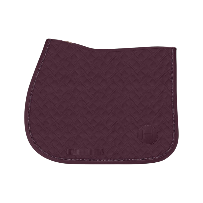 Harcour - Tapis de selle Saphir aubergine