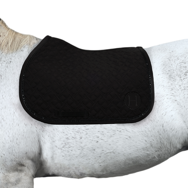 Harcour - Tapis de selle Saphir noir