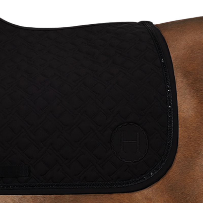 Harcour - Tapis de selle Saphir noir