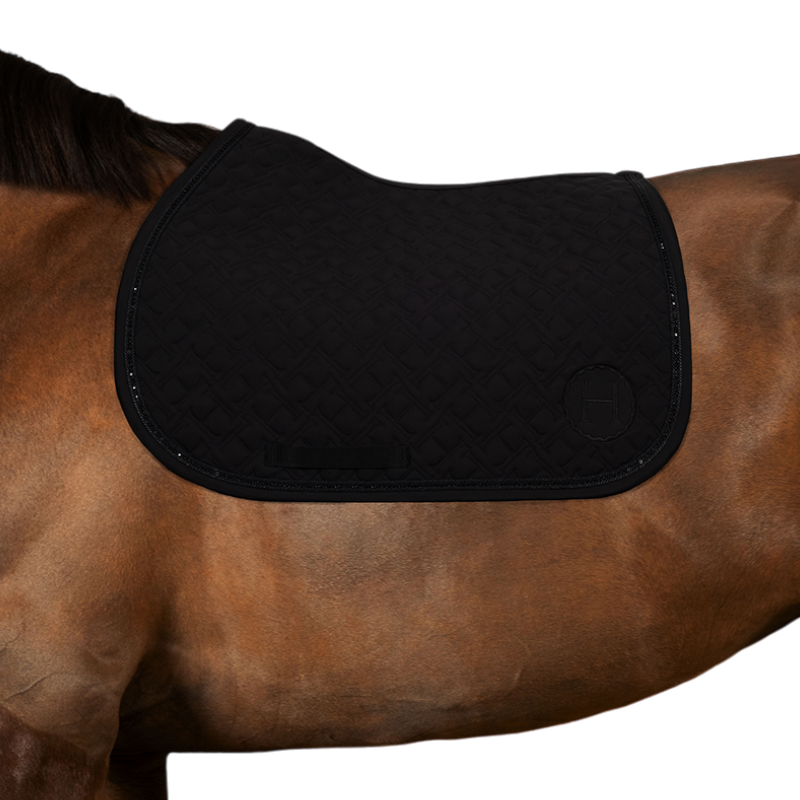 Harcour - Tapis de selle Saphir noir